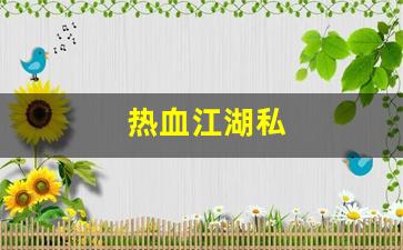 热血江湖私(热血江湖私发网8000) (2)